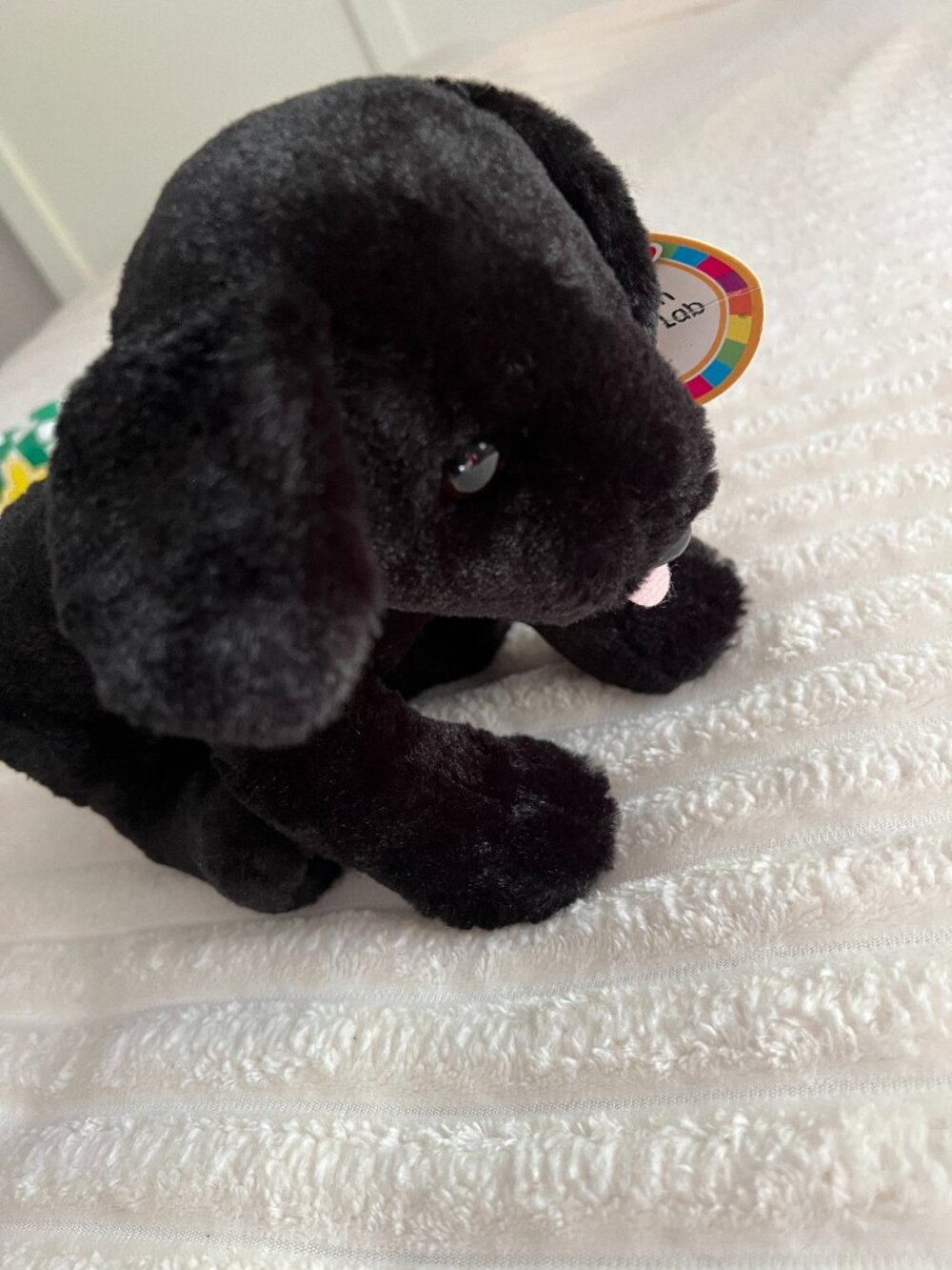 MELISSA & DOUG BENSON BLACK LAB PUPPY DOG PLUSH-NWT!